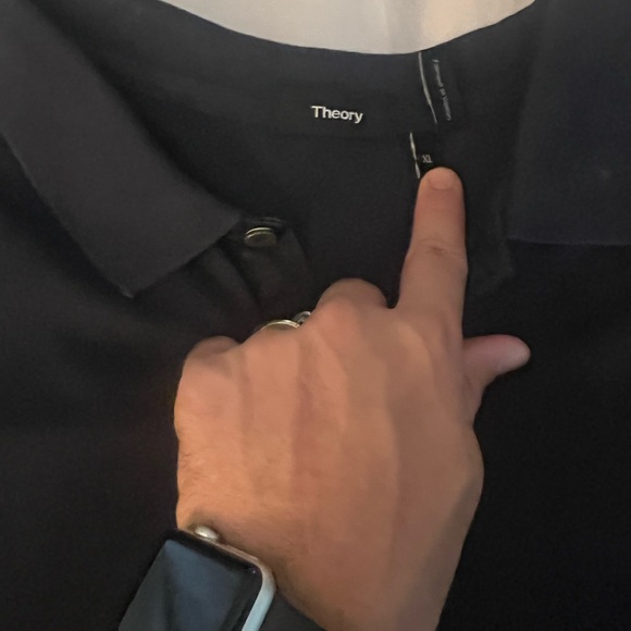 Mens Theory XL polo - Picture 4 of 4